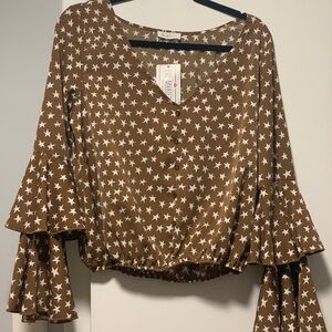 Boutique Star Print Women's Top